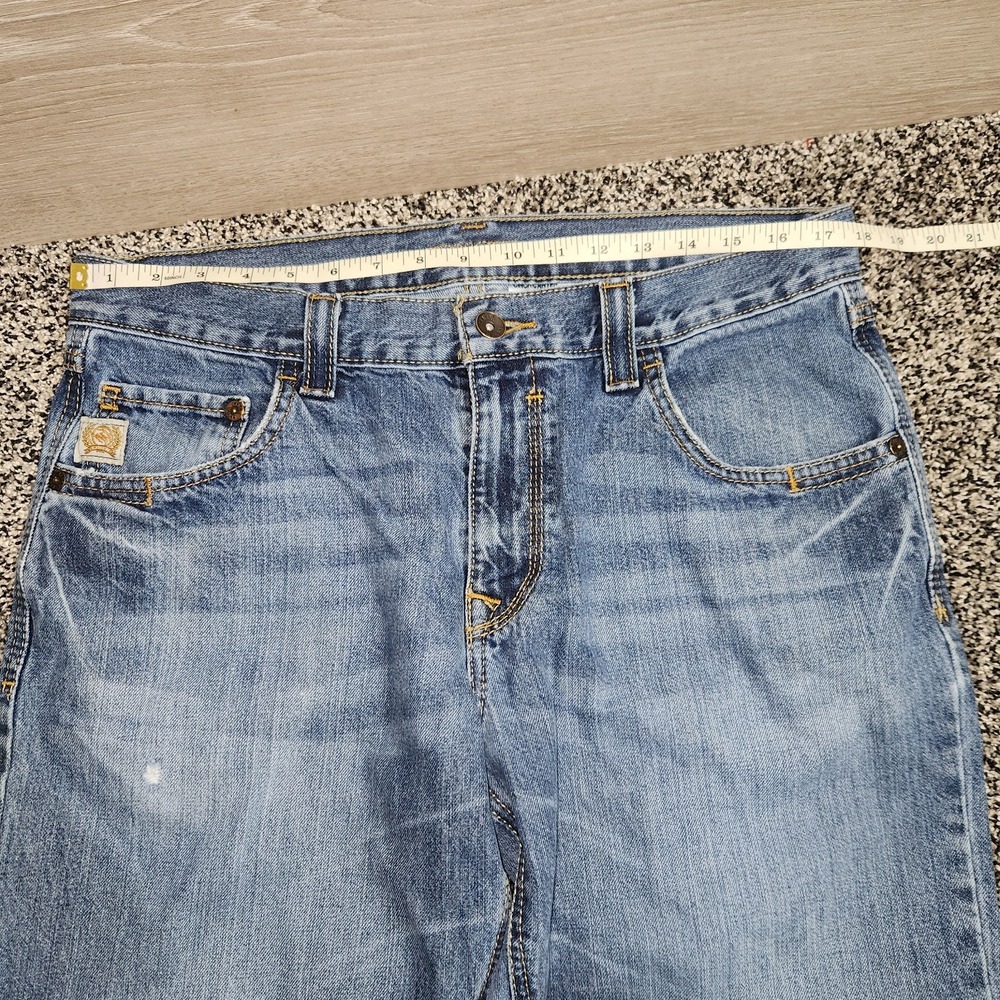 Cinch Men's Carter Mid Rise Relaxed Fit Boot Cut Jeans Size 34X36 Western Rodeo - Picture 4 of 15